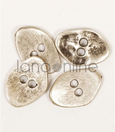 Bottone Angular Silver