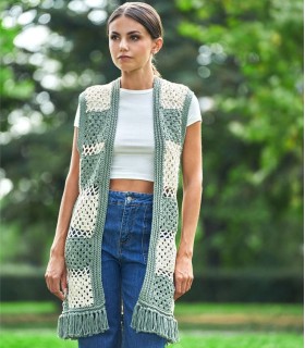 Schema - Gilet Eco Crochet