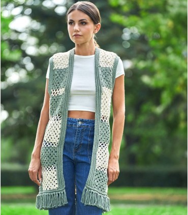 Schema - Gilet Eco Crochet