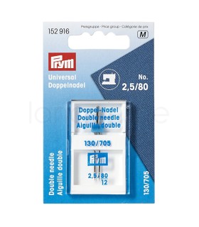 Prym Sewing Machine Needles - Universal Double Needle