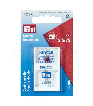 Prym Sewing Machine Needles - Stretch Double Needle