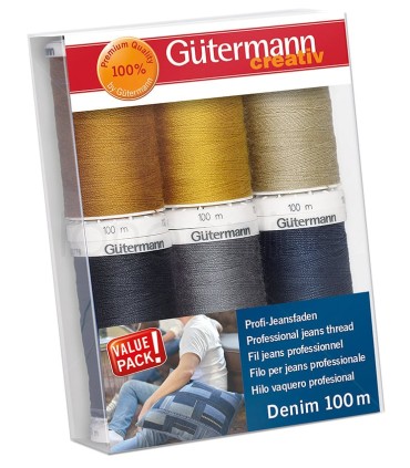 Set Fili Cucito Denim - Gutermann