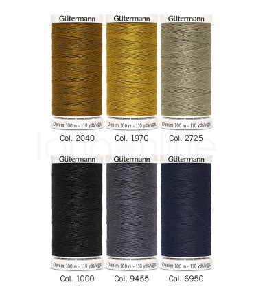 Denim Sewing Threads Set - Gutermann