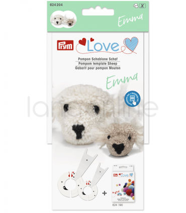 PomPom Prym Modello - Pecora Emma