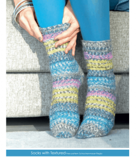 Schema Socks Whith Textured