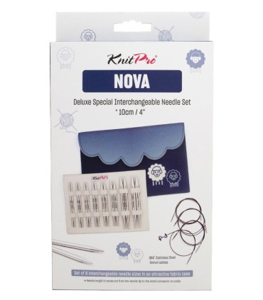 Set Nova Knit Pro - Punte Corte Ferri Circ. Intercambiabili