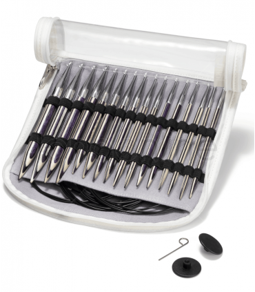 Lilac PRYM Circular Needle Set - Wood