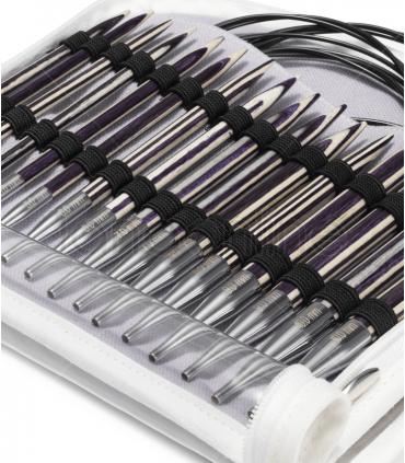 Lilac PRYM Circular Needle Set - Wood