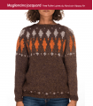 Jacquard sweater - Free Patter Laines du Nord with Alpaca Air