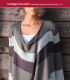 Cardigan three colors pattern, free, made with Dolly 125 yarn