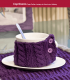 Mug Cover Pattern, Free, Made With Holiday Yarn