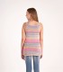 Long Eyelet Tank Top - Pattern