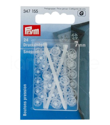 Transparent Snap Fasteners - Prym