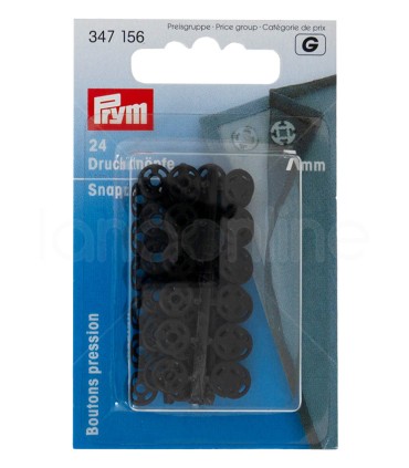Black Snap Fasteners - Prym