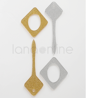 Spillone Metallizzato - Acetato colore Oro e Argento
