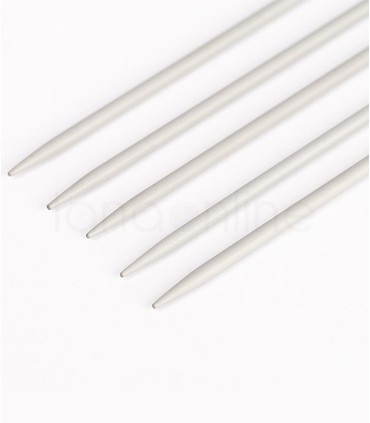 Ferri doppia punta Drops Basic - Alluminio | Garnstudio Drops Design