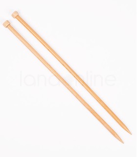 Drops Basic Straight Needles - Wood 35cm