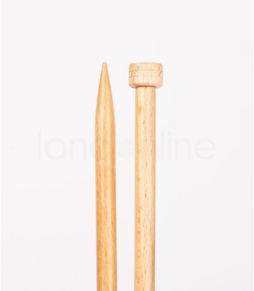 Ferri Dritti Drops Basic - Legno 35cm | Garnstudio Drops Design