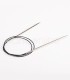 DROPS Pro Classic Circular Needles - Steel 80 cm. | Garnstudio Drops Design
