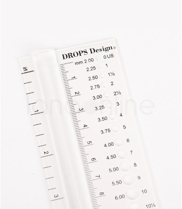 Righello e Calibro per Ferri Drops | Garnstudio Drops Design