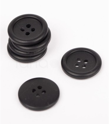 Bottone Drops - Nero Opaco