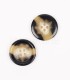 Drops Button - Imitation Horn - Mocha