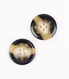 Bottone Drops - Imitazione Corno - Mocha