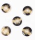 Bottone Drops - Imitazione Corno - Mocha