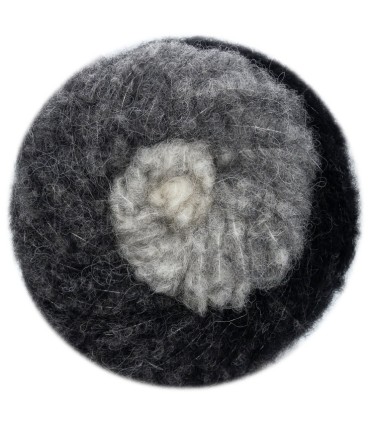 Piuma Alpaca Dégradé | 01 Nero - Grigio