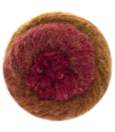 Piuma Alpaca Dégradé | 10 Mustard - Raspberry