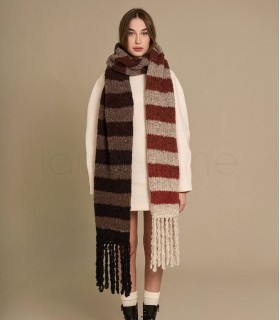 Pattern - Maxi Piuma Alpaca Dégradé Scarf