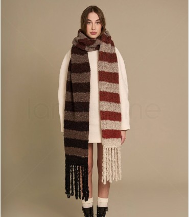 Pattern - Maxi Piuma Alpaca Dégradé Scarf