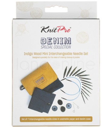 Set KnitPro Denim - Mini Ferri Circolari Intercambiabili