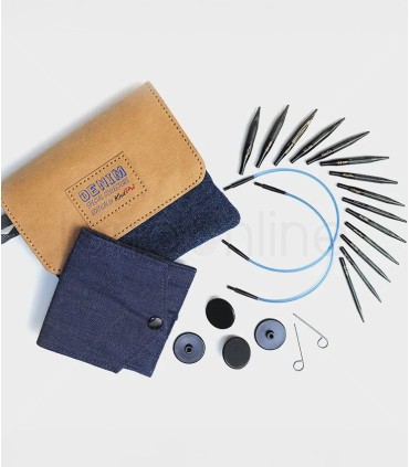KnitPro Denim Set - Mini Interchangeable Needles