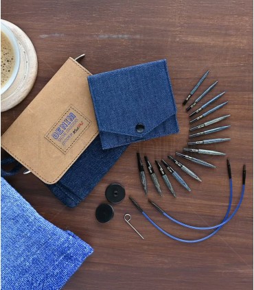 KnitPro Denim Set - Mini Interchangeable Needles