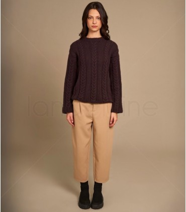 Pattern - Rib And Cable Sweater