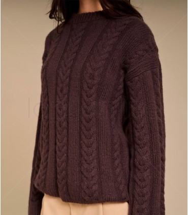 Schema - Maglione Coste e Trecce