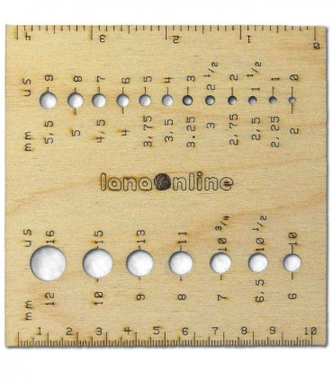 Knitting Needle Gauge Lanaonline