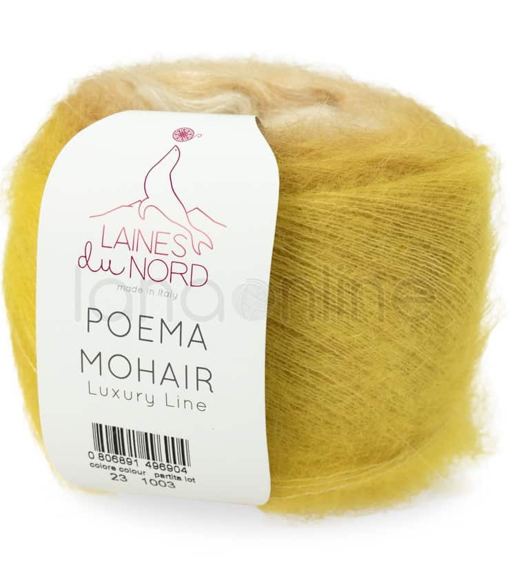 Poema Mohair, Filato Mohair e Seta Laines du Nord