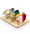 Sheep mending set - fine wool
