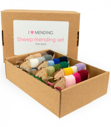 Sheep mending set - fine wool - Confezione