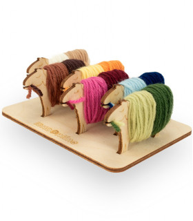 Sheep mending set - medium wool