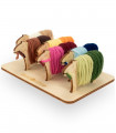 Sheep mending set - medium wool