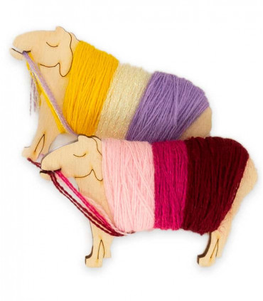 Sheep mending set - fine wool