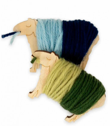 Sheep mending set - medium wool