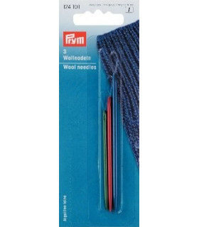 Assorted PRYM wool needles - aluminum