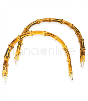 Manici in Bamboo per borse - gancio traverso