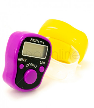 Contagiri digitale da dito con custodia