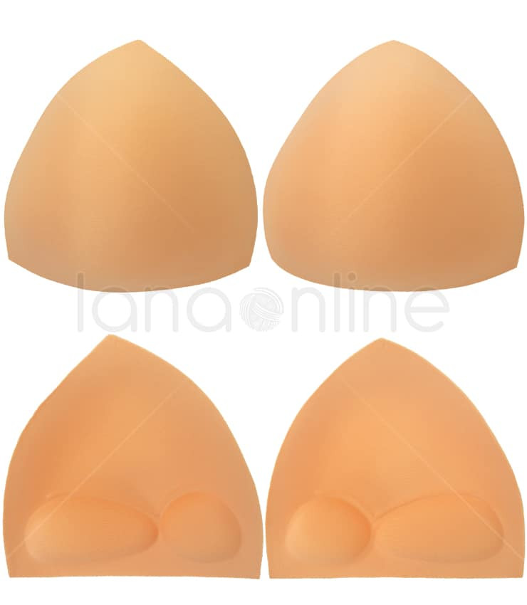 Push up Triangular Shaped Style 2, Bra Cups or Sewn in for Lingerie,  Swimwear, Dance Costumes, Dresses Sizes 32-38 