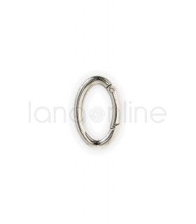 Oval Open Ring - Silver